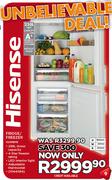 Hisense 230Ltr Fridge/Freezer H299BME