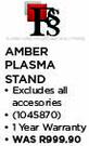 Amber Plasma Stand