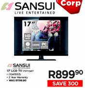 Sansui 17" LCD TV 17STY0417
