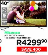 Hisense 40" LED TV 40D36P