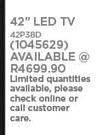 Sinotec 42" LED TV 42P38D