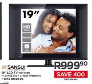Sansui 19" LCD TV 19STY0419