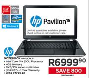 HP Notebook PAVILION 15