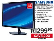 Samsung 19.5" LED Monitor 20D300