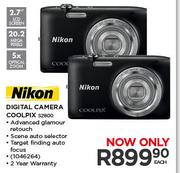 Nikon Digital Camera Coolpix-S2800 Each