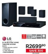 LG 5.1 3D Blu-Ray Home Theatre System BH6230