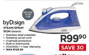 By D:sign Steam/Spray Iron BS1400S