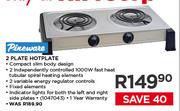 Pineware 2 Plate Hotplate