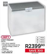 Defy 195Ltr Chest Freezer DMF470