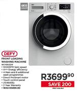 Defy 6kg Front Loading Washing Machine WCY61032W