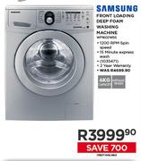 Samsung 6Kg Front Loading Deep Foam Washing Machine WF1602WSS