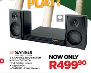 Sansui 2 Channel DVD System