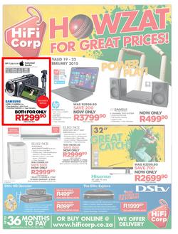 HiFi Corp : Howzat For Great Prices! (19 Feb - 22 Feb 2015), page 1