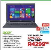 Acer Aspire Notebook ES1