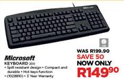 Microsoft Keyboard 200