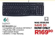 Logitech Keyboard K120