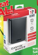 Toshiba 500GB 2.5" Canvio External Hardrive