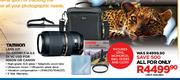 Tamron Lens Kit 70-300MM F/4-5.6 DI VC USD For Nikon Or Canon