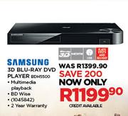 Samsung 3D Blu-Ray DVD Player BDH5500