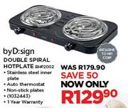 ByD:sign Double Spiral Hotplate BHP2002