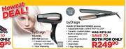 ByD:sign 1400W Travel Dryer BDTH35 & Hair Straightener BDHS93
