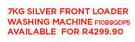 LG 7kg Silver Front Loader Washing Machine F10B8QDP5