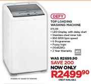 Defy 8kg Top Loading Washing Machine DTL139