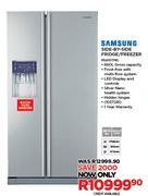 Samsung 501Ltr Side-By-Side Fridge/Freezer RSA1DTMG