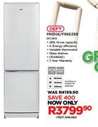 Defy 272Ltr Fridge/Freezer DFC409