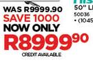 Hisense 50" LED TV 50K390