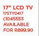 Sansui 17" LCD TV 17STY0417