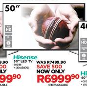 Hisense 50" LED TV 50D36