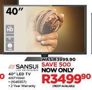 Sansui 40" LED TV 40STY0640