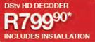 DSTV HD Decoder Including Installation