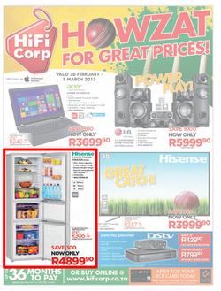 HiFi Corp : Howzat For Great Prices! (26 Feb - 1 Mar 2015), page 1