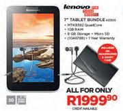 Lenovo 7" Tablet Bundle A3300