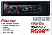 Pioneer Car Radio DEH155MP3