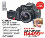 Canon DSLR Photobook Starter Bundle 1200D