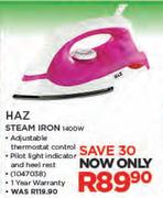 Haz Steam Iron 1400W
