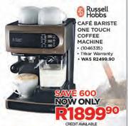 Russell Hobbs Cafe Bariste One Touch Coffee Machine