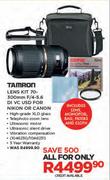 Tamron Lens Kit 70-300mm F/4-5.6 DI VC USD For Nikon Or Canon