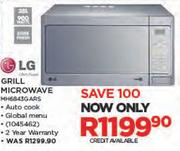 LG 28Ltr Grill Microwave MH6843GARS