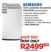 Samsung 9Kg White Top Loading Washing Machine WA90H4200SW