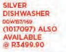 Defy 12 Place Silver Dishwasher DDW157/169