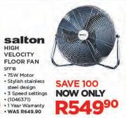 Salton High Velocity Floor Fan SFF18