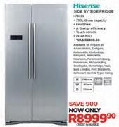 Hisense 562Ltr Side By Side Fridge H730SS