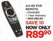 A4 HD PVR Remote