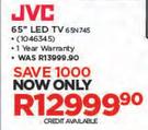 JVC 65" LED TV 65N745