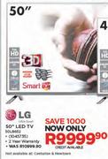 LG 50" Smart 3D LED TV 50LB652