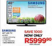 Samsung 40" LED TV-40H5303